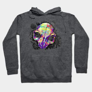 Floral Skull Hoodie